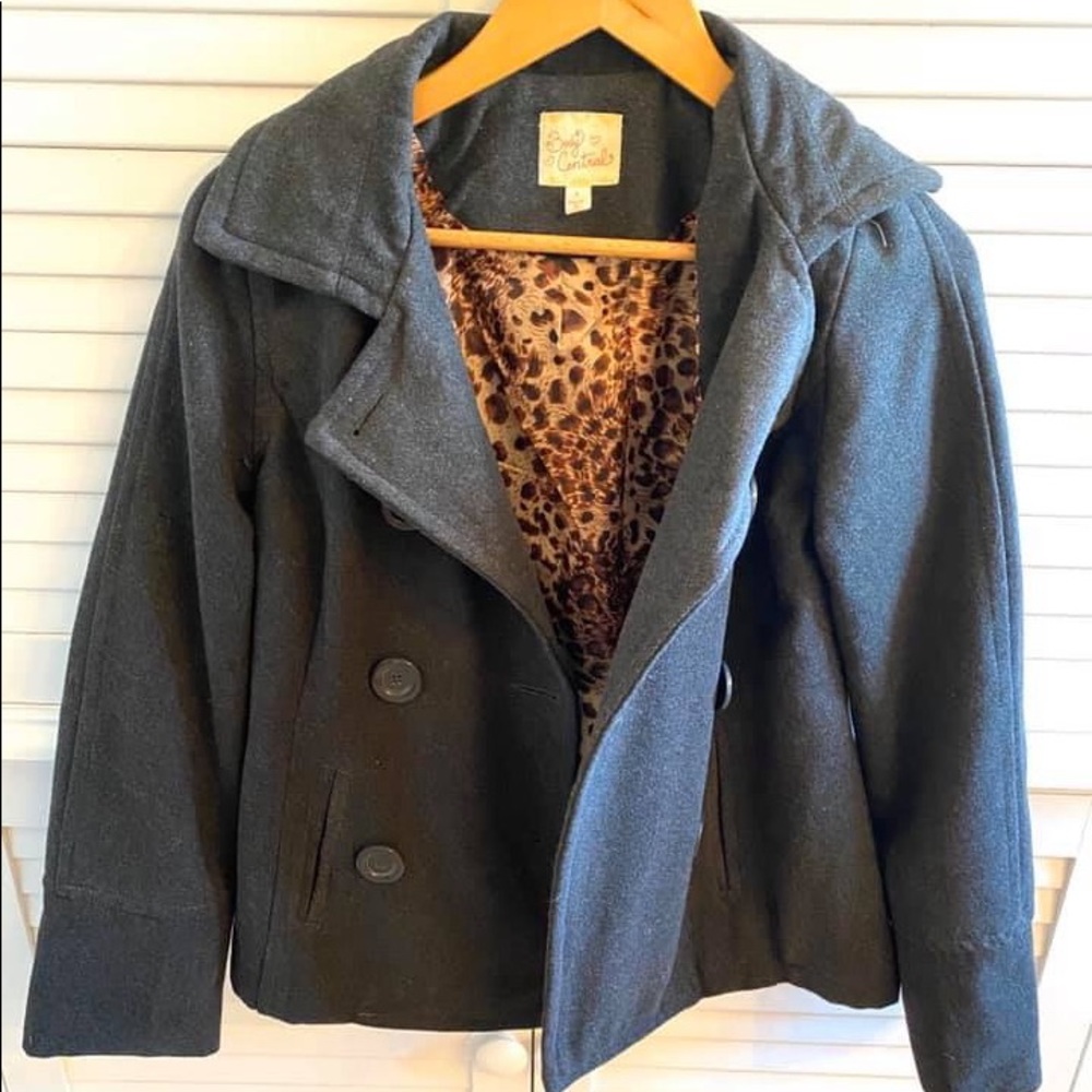 Gray coat